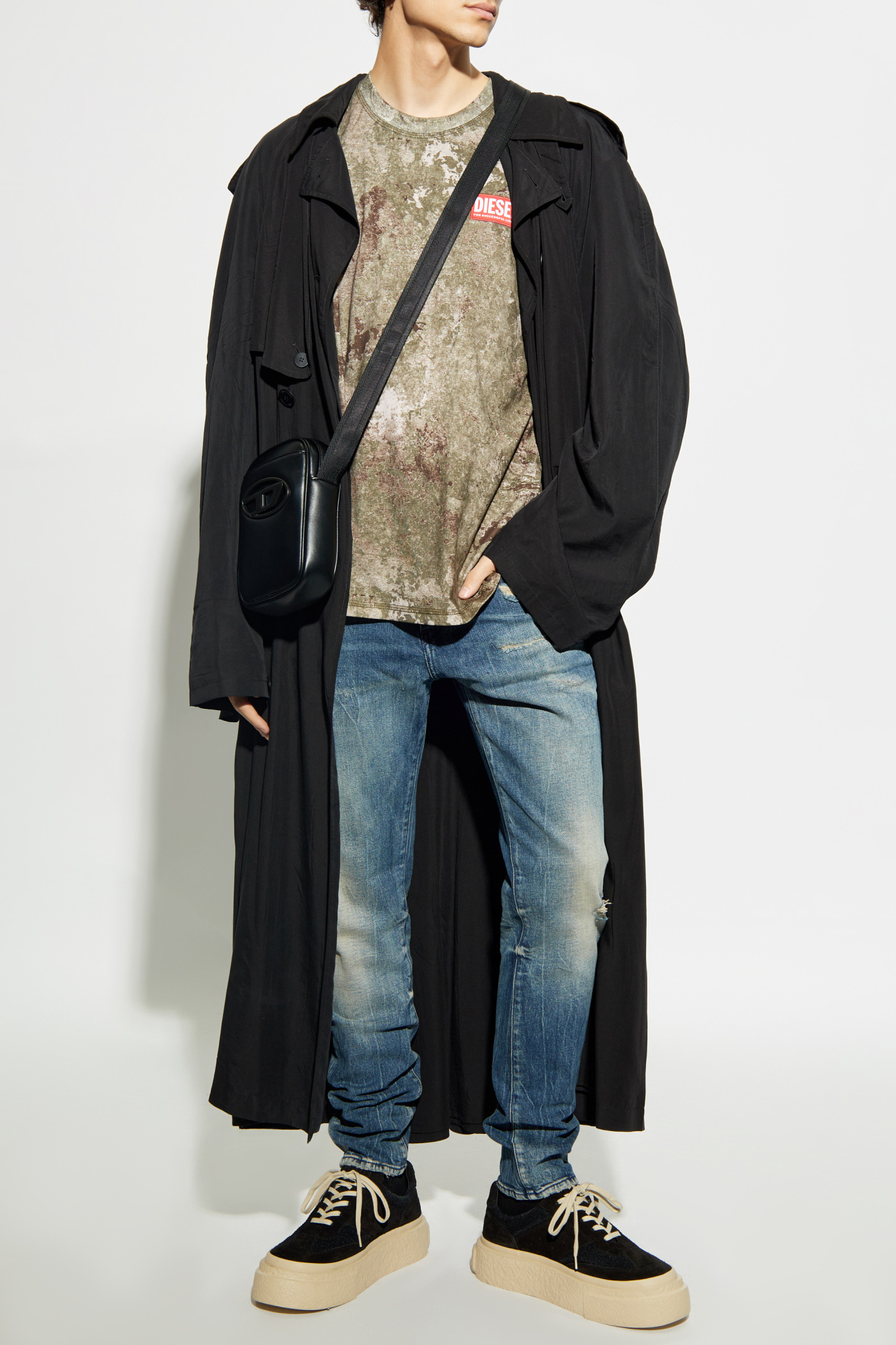 【送料&関税込】Diesel T-boxt-r12 T-shirt Diesel Boxt-R12 T-shirt | Green | FARFETCH